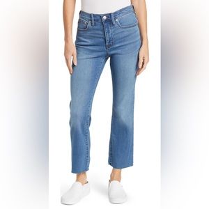 Madewell Cali Demi Boot Leg Jeans Bonair Wash